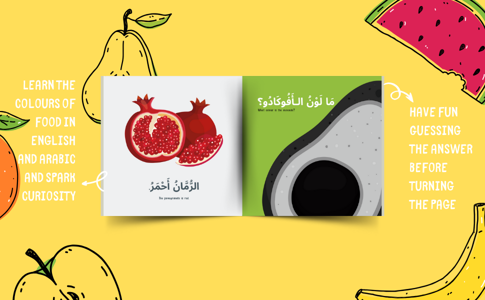 The Colours of Food - Early Arabic Readers Children's Book