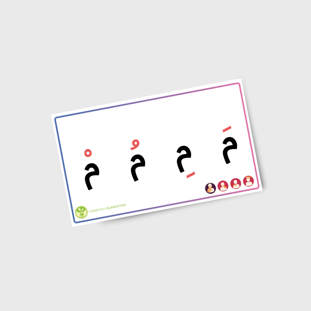 Letter Card Sounds for Harakaat and Sukoon - Digital Download