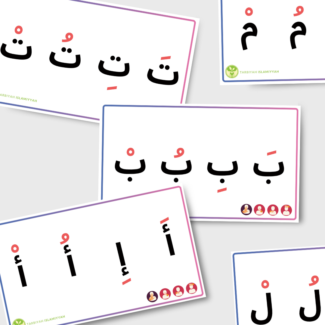Letter Card Sounds for Harakaat and Sukoon - Digital Download