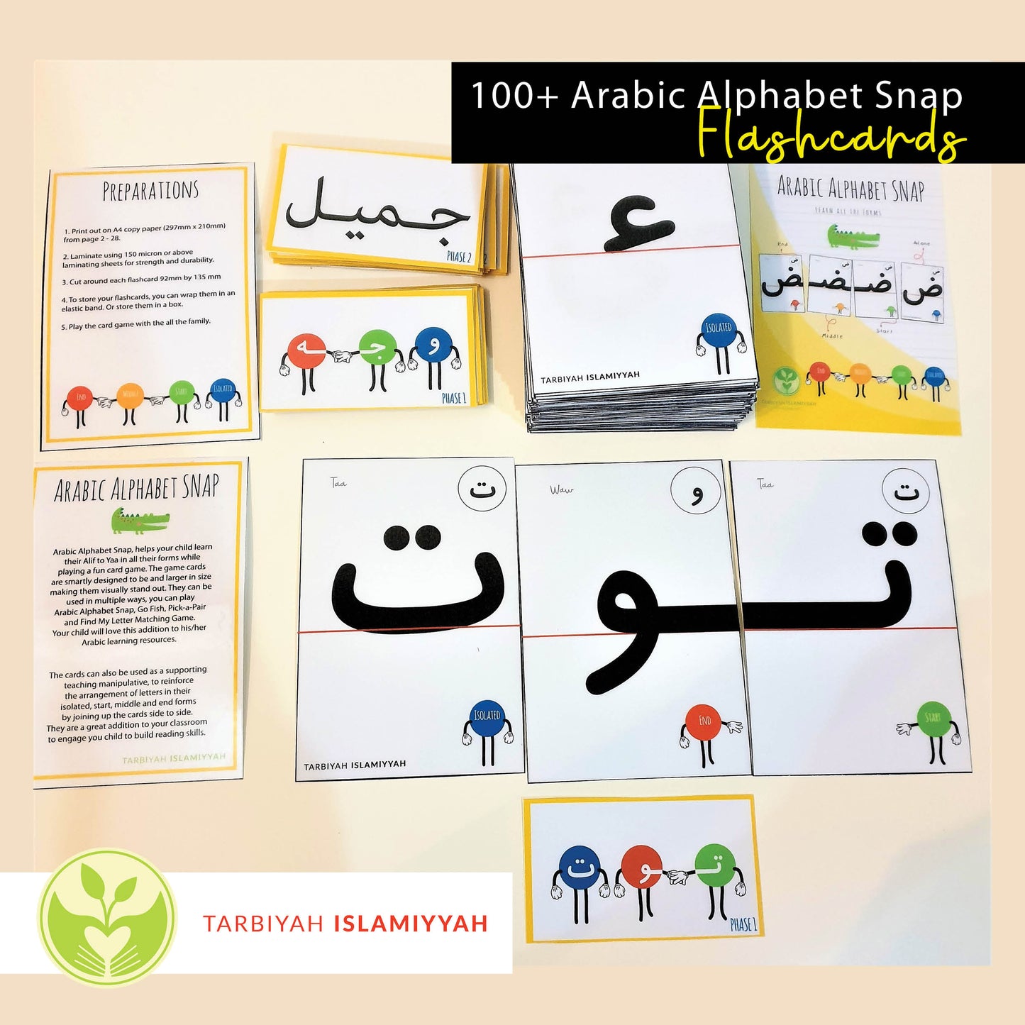 Arabic Alphabet Snap Pack (Digital Download)