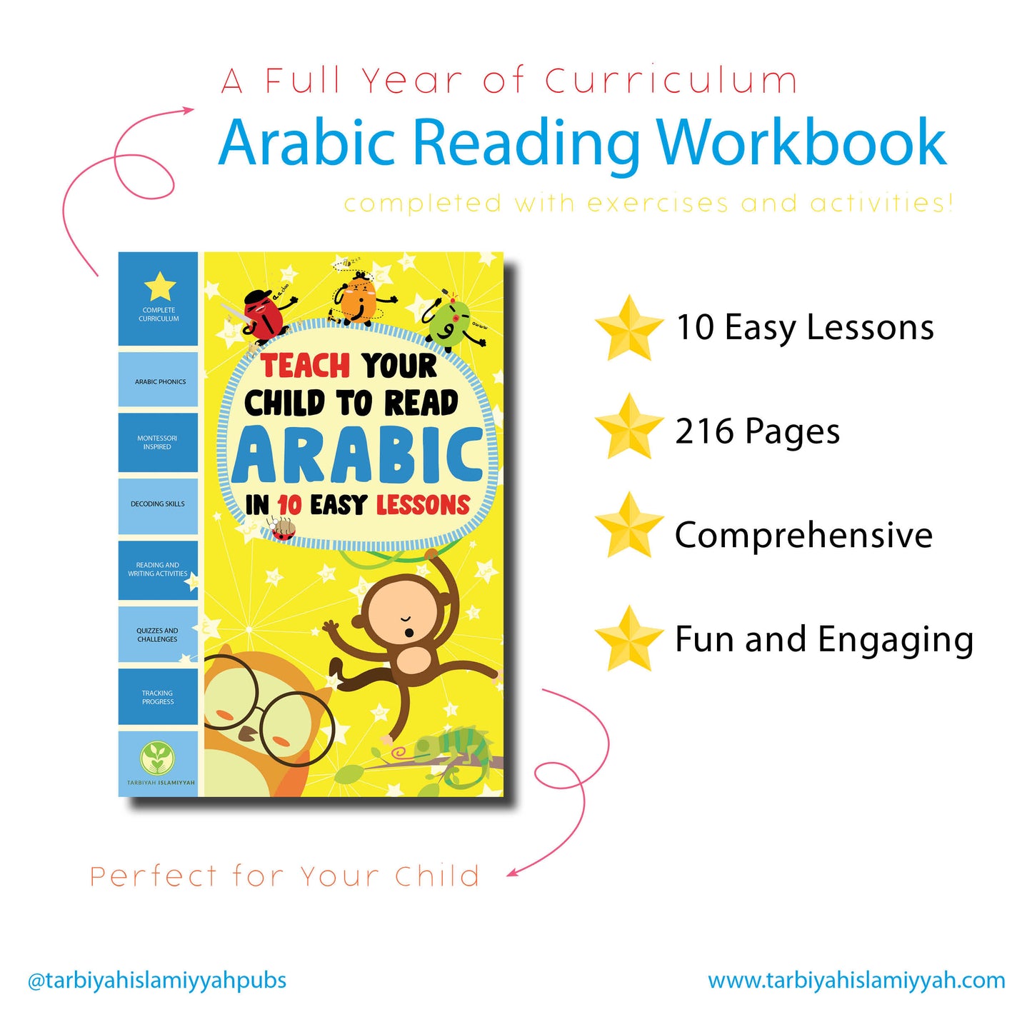 Teach Your Child To Read Arabic in 10 Easy Lessons